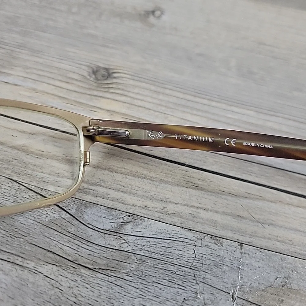 Ray-Ban RB8613 1065‎ Eyeglasses Titanium Frames Only 53-17 145mm Full Rim